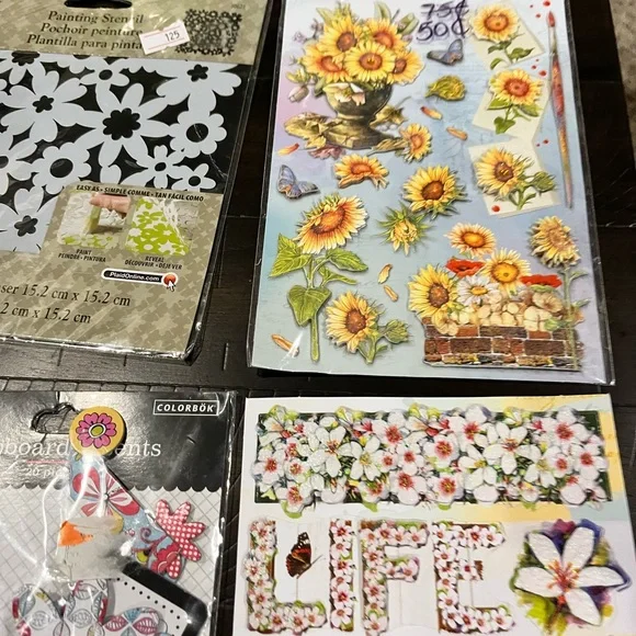 Assorted Craft Stickers and Embellishments lot - Picture 2 of 8